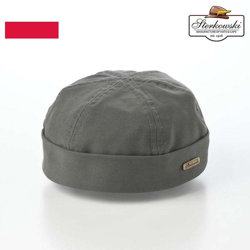ステルコフスキーのロールキャップ Dockers Cotton（ドッカーズ コットン） グレー
