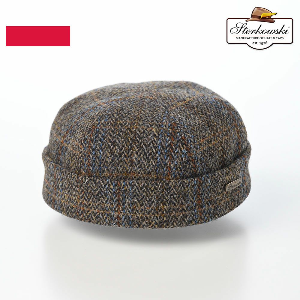 ステルコフスキー キャスケット Peaky Blinders Harris Tweed