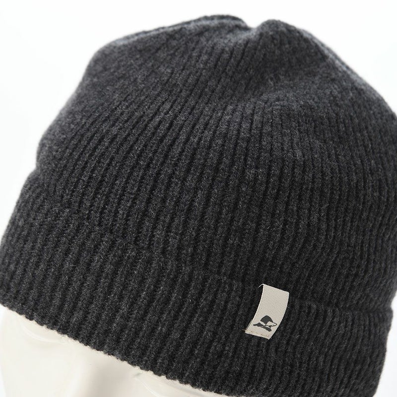 ステルコフスキーのニット帽 Cashmere Mix Knit（カシミヤミックス ニット） ダークグレー