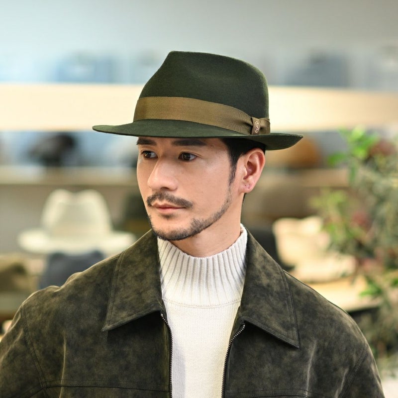 ガリュープラネットのフェルトハット Classic Felt Hat（クラシックフェルトハット）812 カーキ