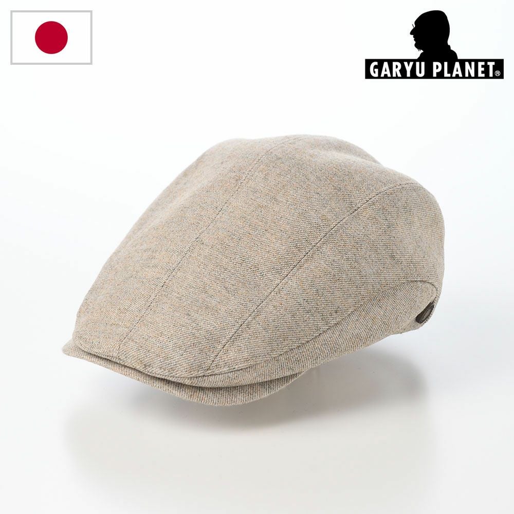 ステットソン キャスケット HARRISTWEED LEATHER BIG CAS（ハリス