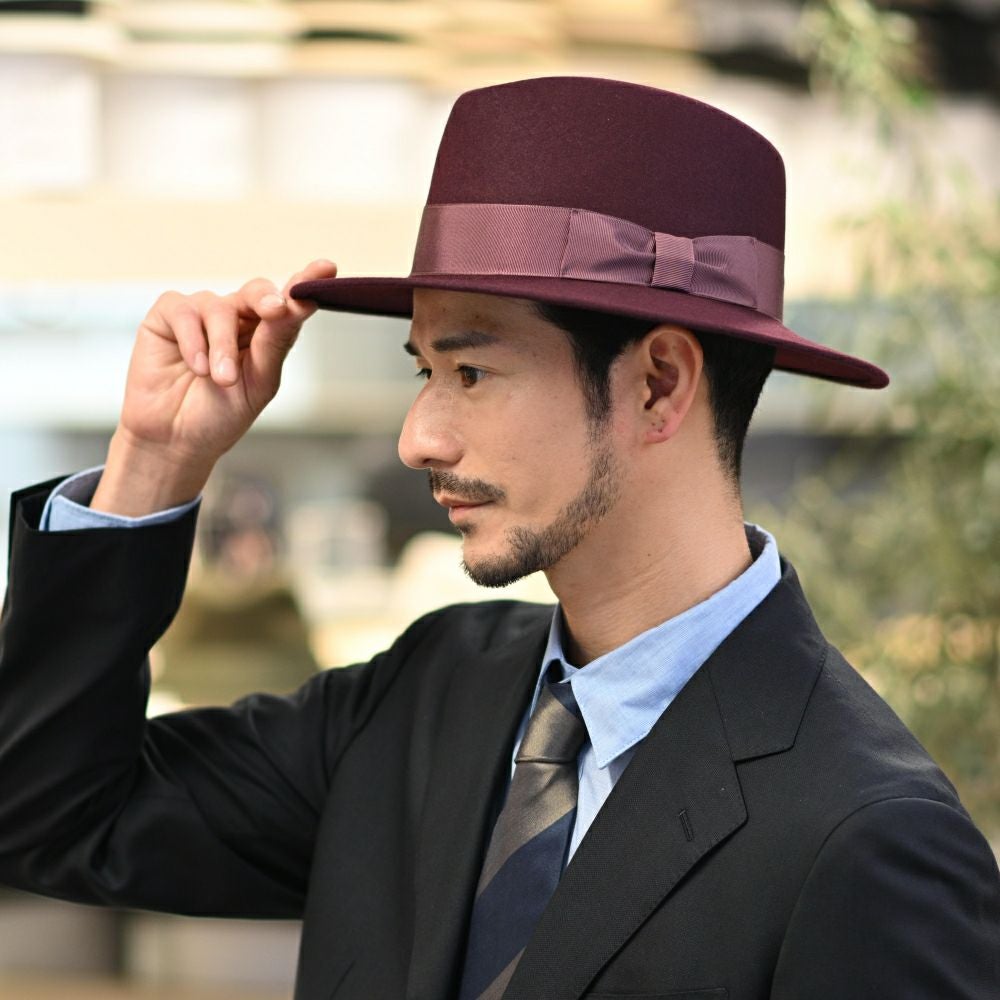 トナック フェルトハット FEDORA ROUGE（フェドラ ルージュ） ワイン