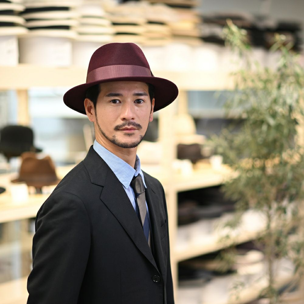 トナック フェルトハット FEDORA ROUGE（フェドラ ルージュ） ワイン