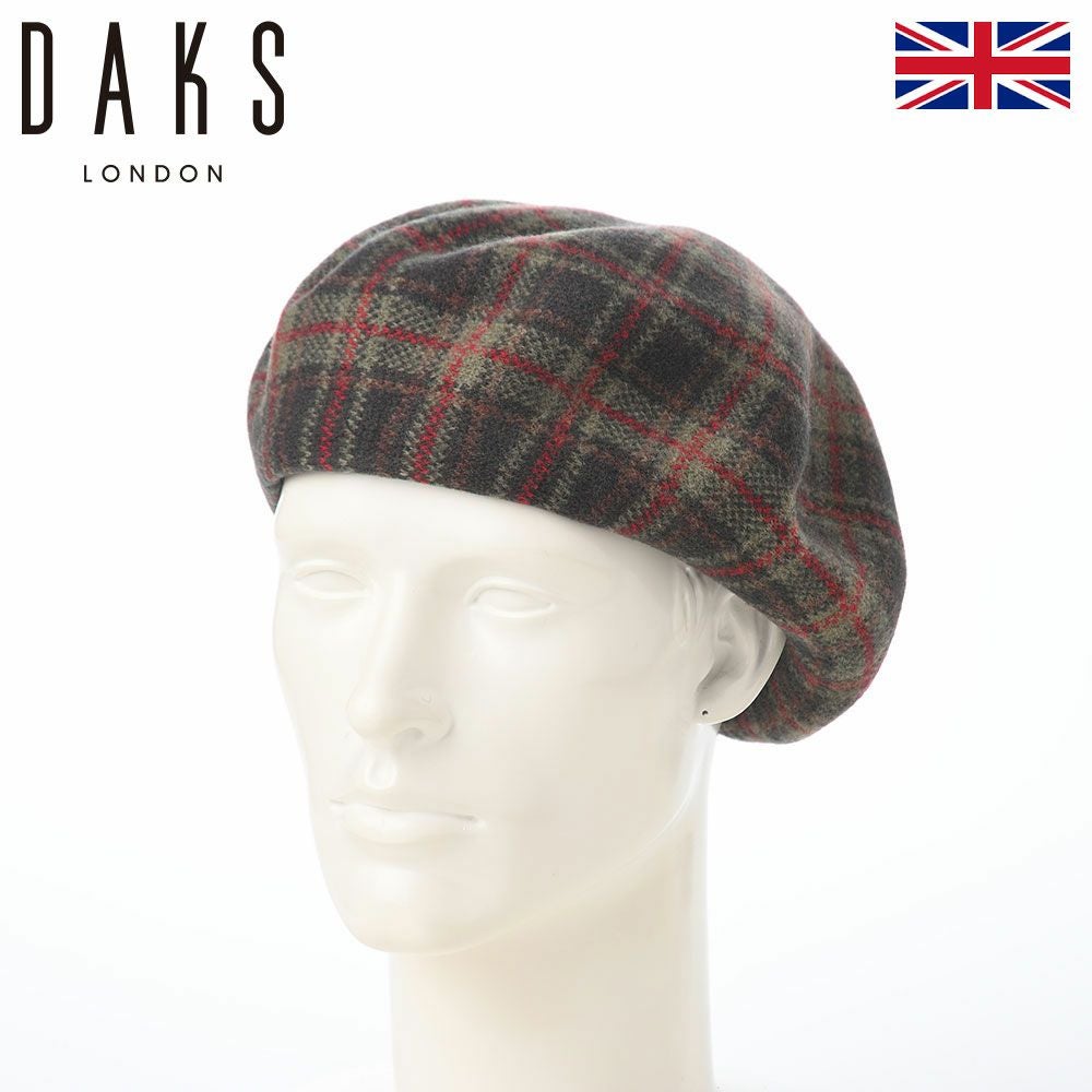 ダックス ベレー帽 Basque Beret Check（バスクベレー チェック
