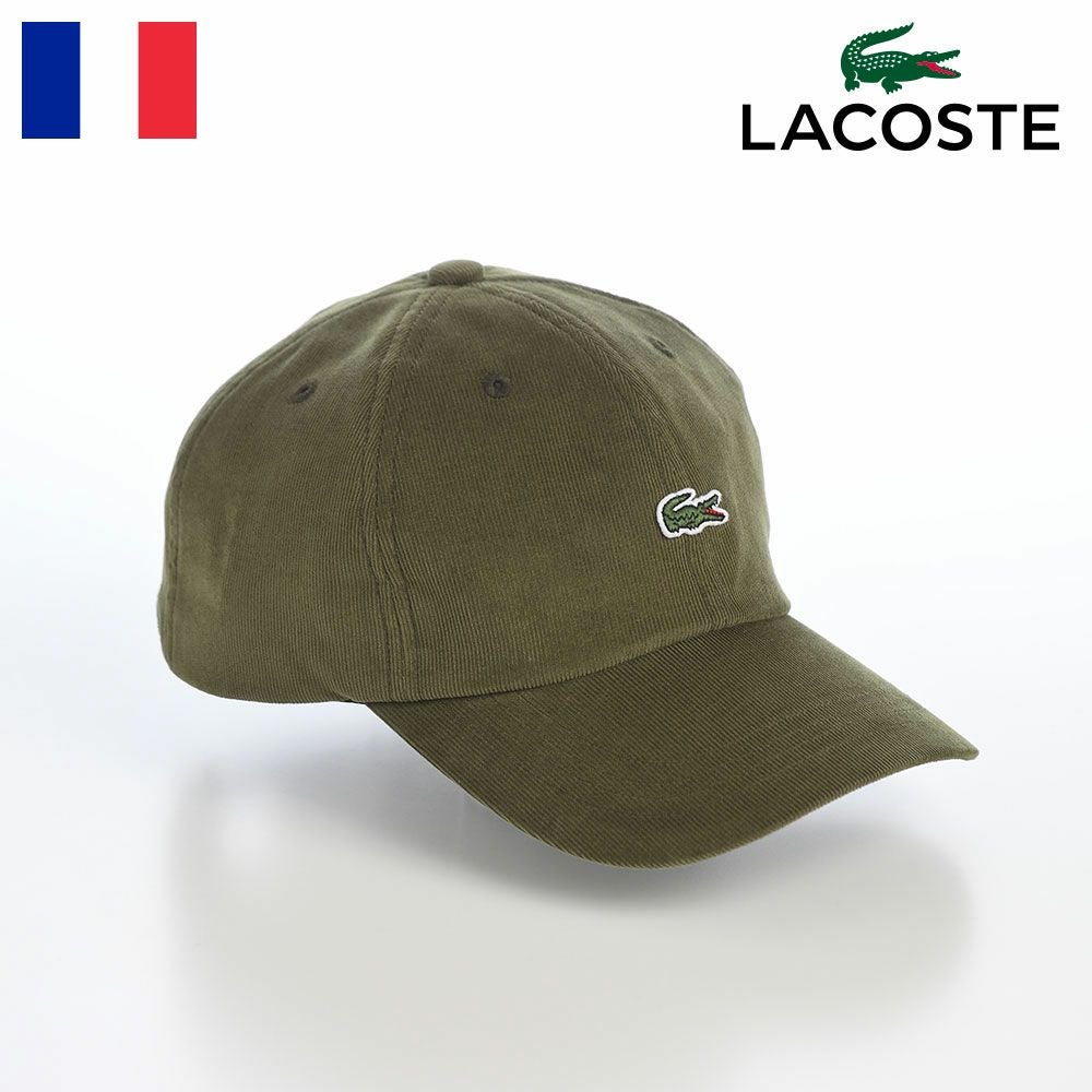 ラコステ キャップ ONE POINT CORDUROY CAP（ワンポイント