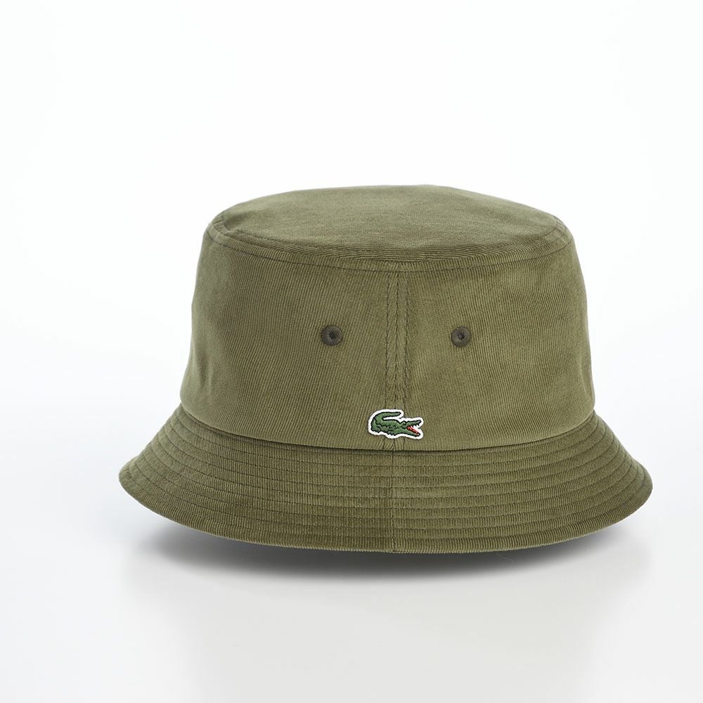 ラコステ バケットハット ONE POINT CORDUROY HAT（ワンポイント