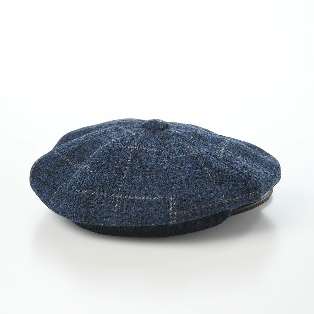 ステットソン キャスケット HARRISTWEED LEATHER BIG CAS（ハリス