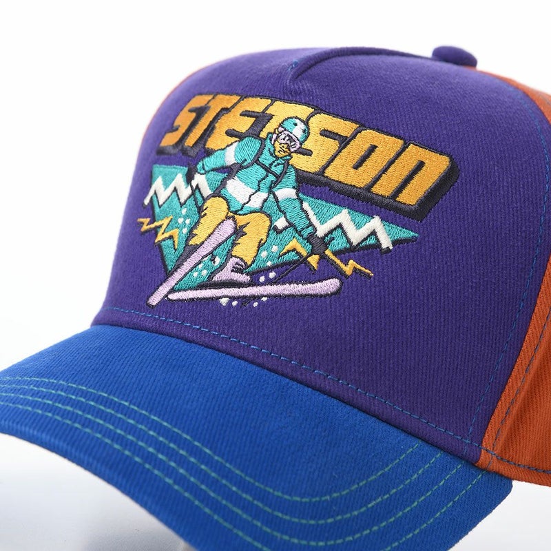 ステットソンのキャップ TRUCKER CAP SKI（トラッカーキャップ スキー） ST270EU ブルー