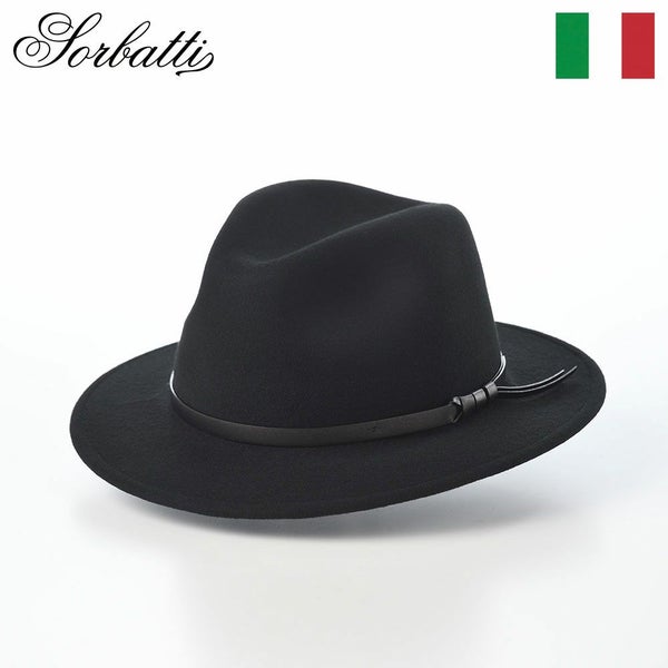 Wool Felt Hat Traveller（ウールフェルトハット トラベラー）S001 ブラック
