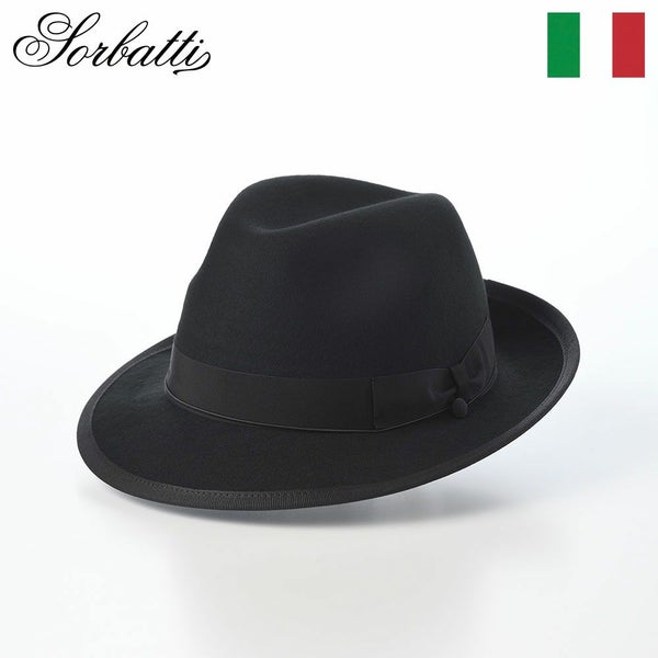 Wool Felt Hat（ウールフェルトハット）S002 ブラック