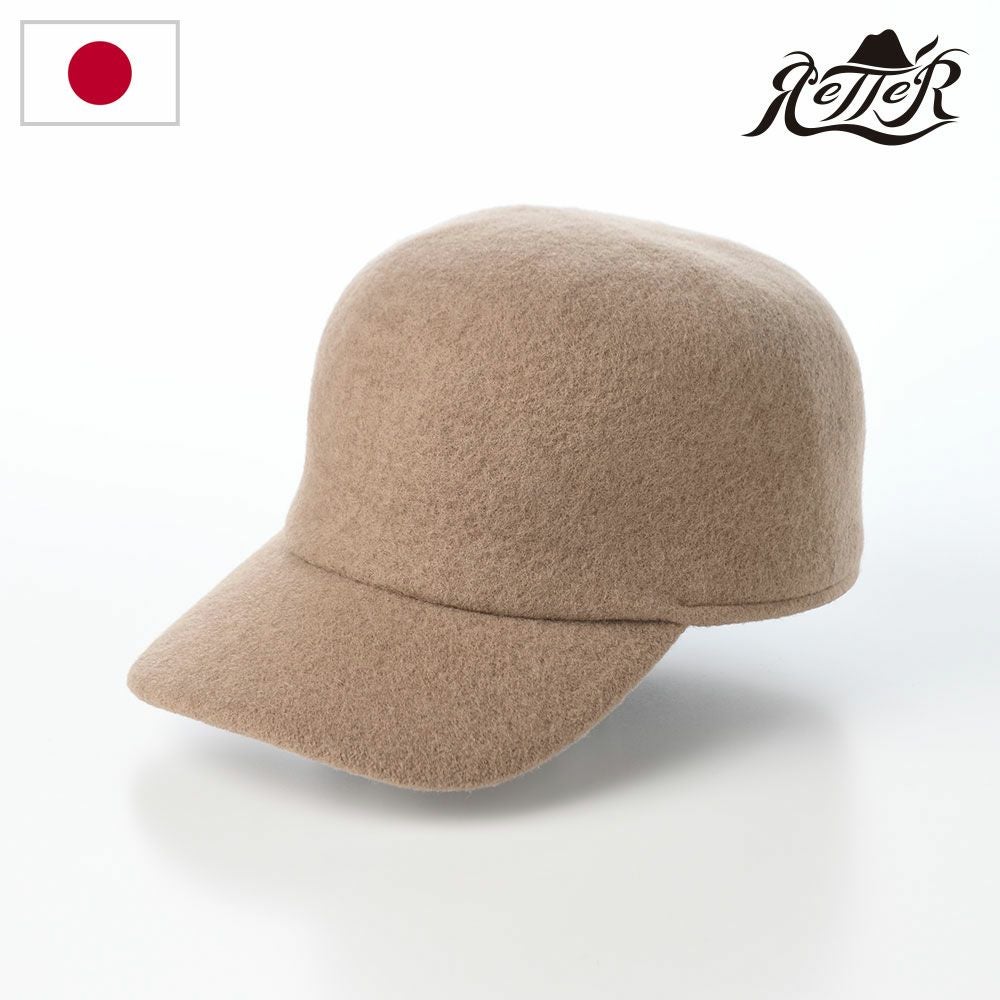レッター ベレー帽 Rib Linen Beret Big（リブ リネン ベレー ビッグ