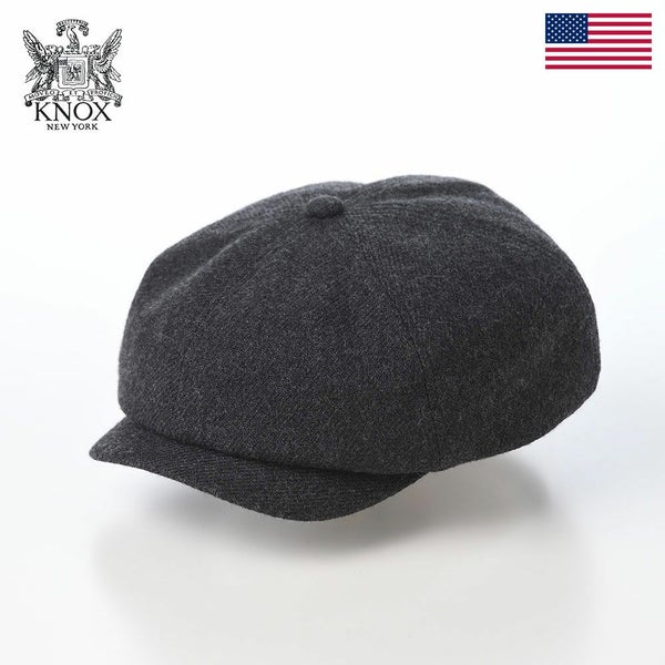 Wool CasHunting（ウール キャスハンチング） チャコール