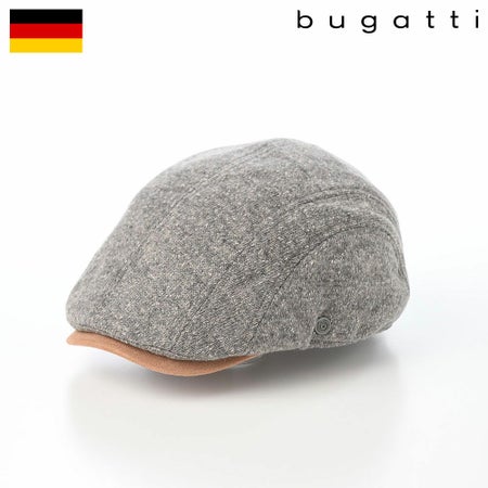 ブガッティのハンチング Knitted Flat Cap（ニットフラットキャップ） 629119 ライトグレー