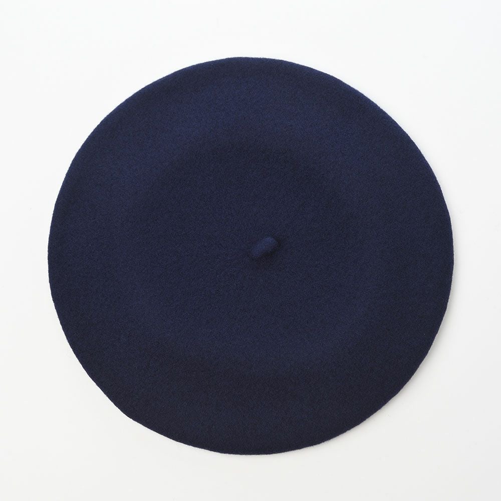 BORSALINO★新品2万円 ボルサリーノ ネイビーウールベレー帽 59センチ ボルサリーノ ベレー帽 Basque Beret（バスク ベレー） B80002