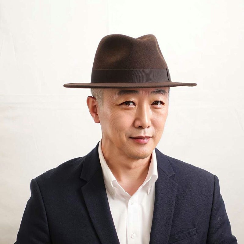ボルサリーノのフェルトハット Macho Felt Hat（マチョ フェルトハット） 170016 ダークブラウン