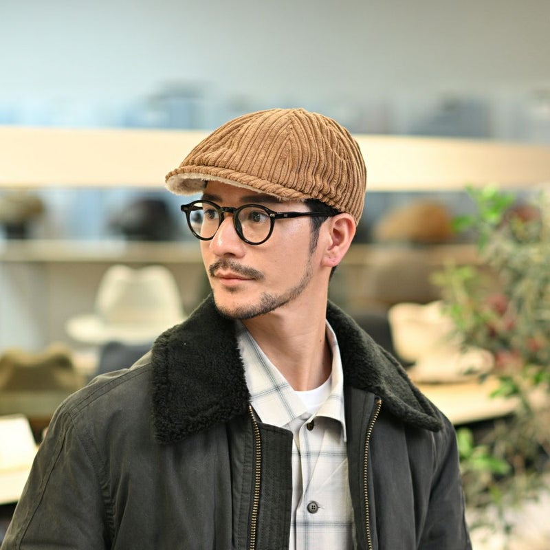マローネのハンチング Galles Corduroy（ウェールズ コーデュロイ） BT1246 ブラウン