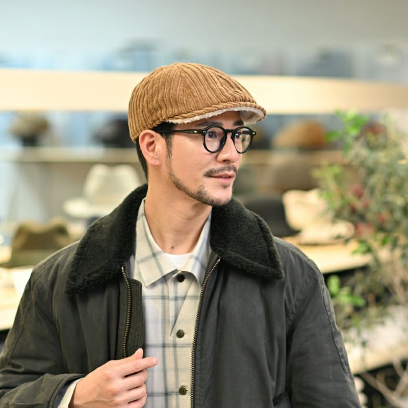 マローネのハンチング Galles Corduroy（ウェールズ コーデュロイ） BT1246 ブラウン