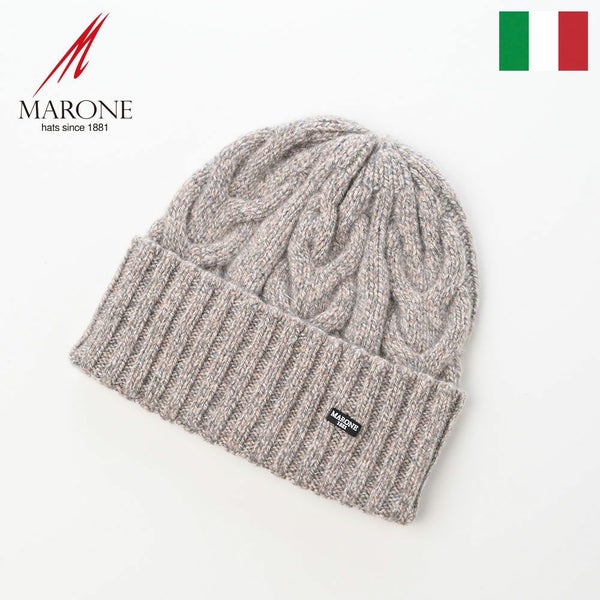 Cashmere Cable Knit Cap（カシミヤ ケーブル ニット キャップ） 84195 ベージュ