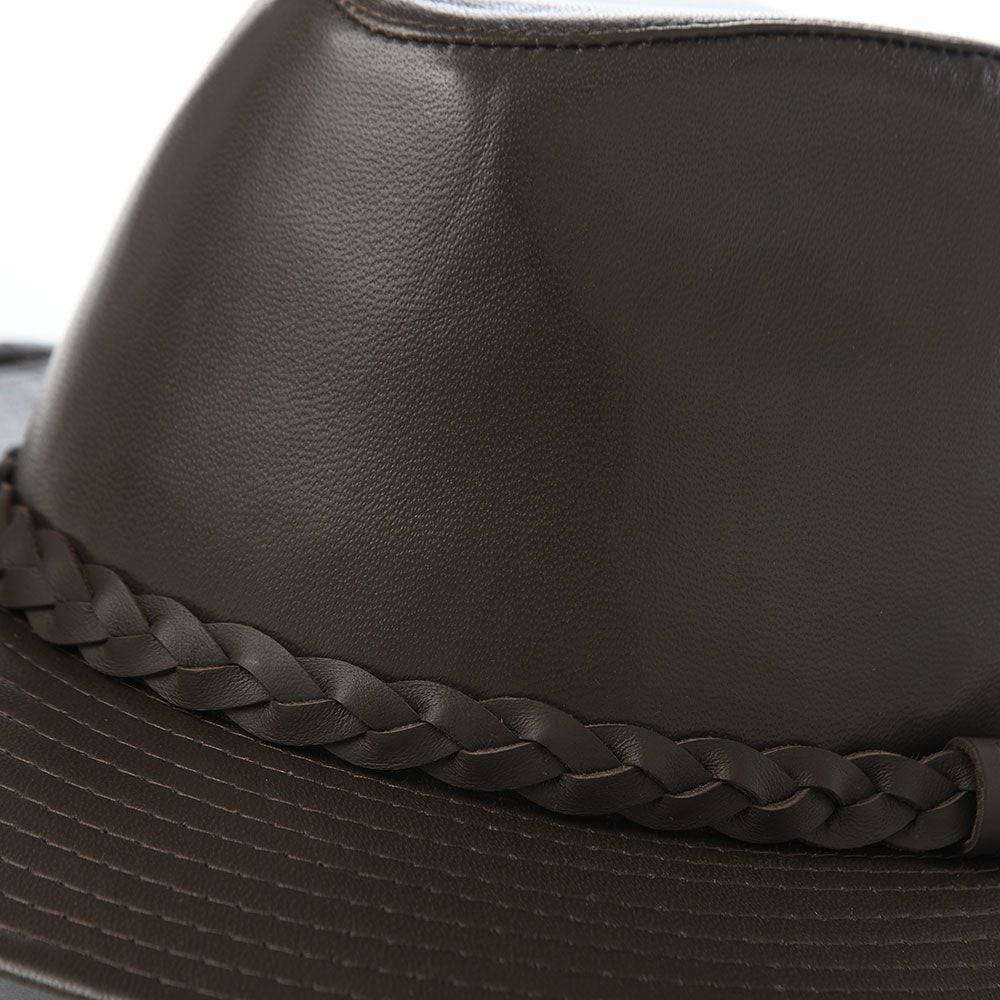 マローネ レザーハット Lamb Leather Hat（ラムレザー ハット） ダーク