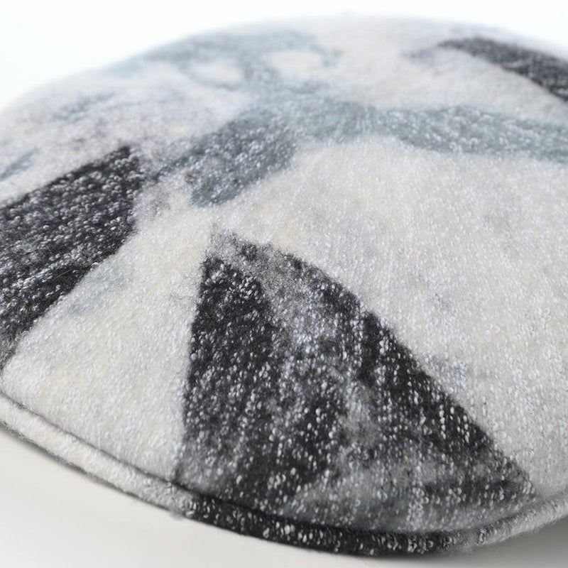 カンゴールのハンチング HEATHERED TIE DYE 504（へザード タイダイ） ブラックグレー