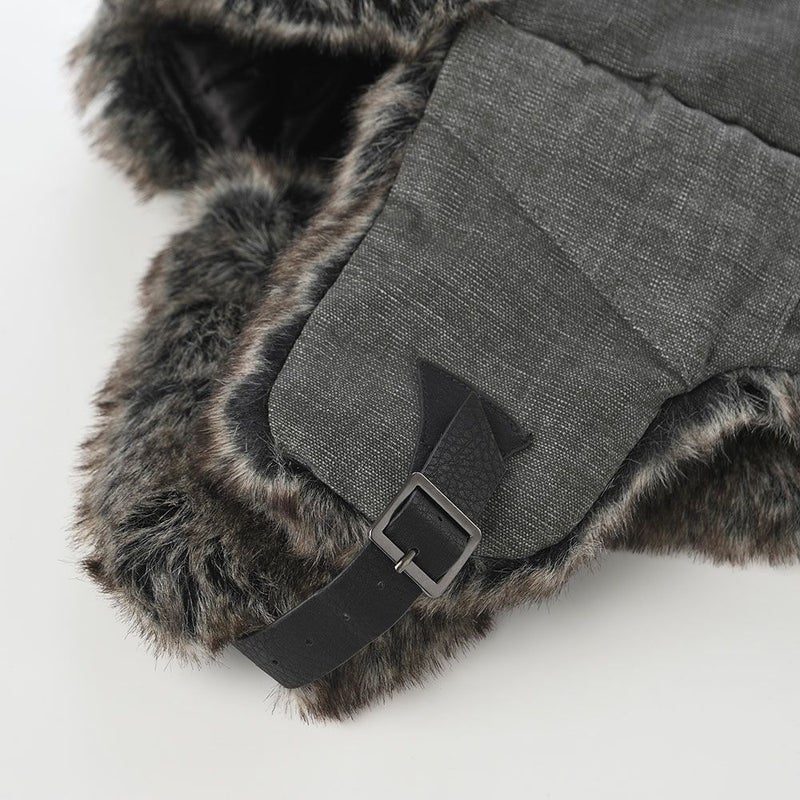 クラウンキャップの飛行帽 Cotton Aviator（コットン アビエーター） チャコール