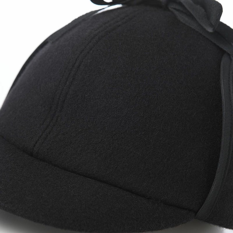 クラウンキャップのキャップ Melton Tie-up Cap（メルトン タイアップ キャップ） ブラック