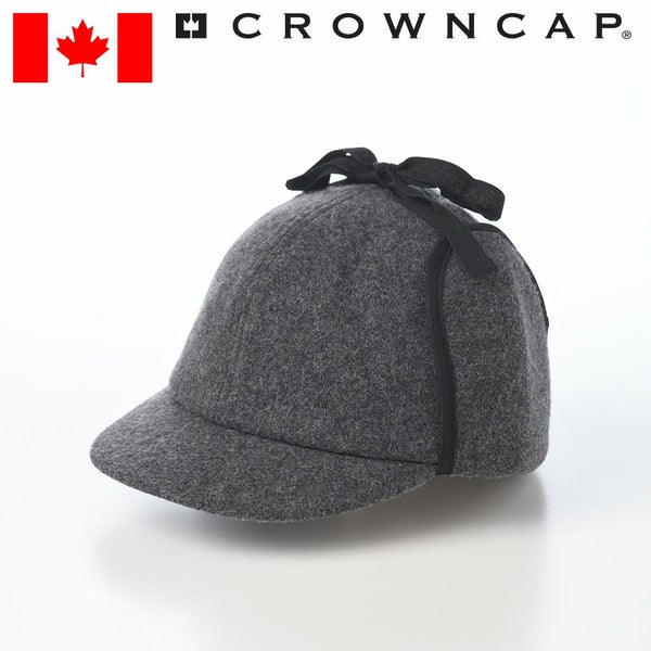 Melton Tie-up Cap（メルトン タイアップ キャップ） チャコール