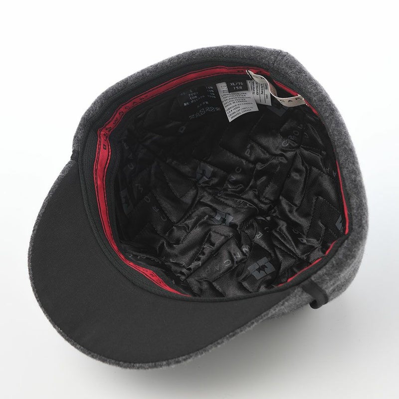 クラウンキャップのキャップ Melton Tie-up Cap（メルトン タイアップ キャップ） チャコール