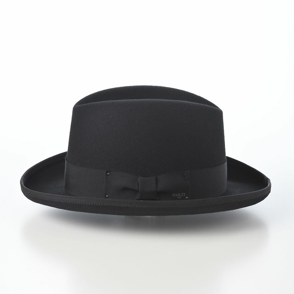 ベイリー フェルトハット HOMBURG（ホンブルグ） ブラック | 帽子通販