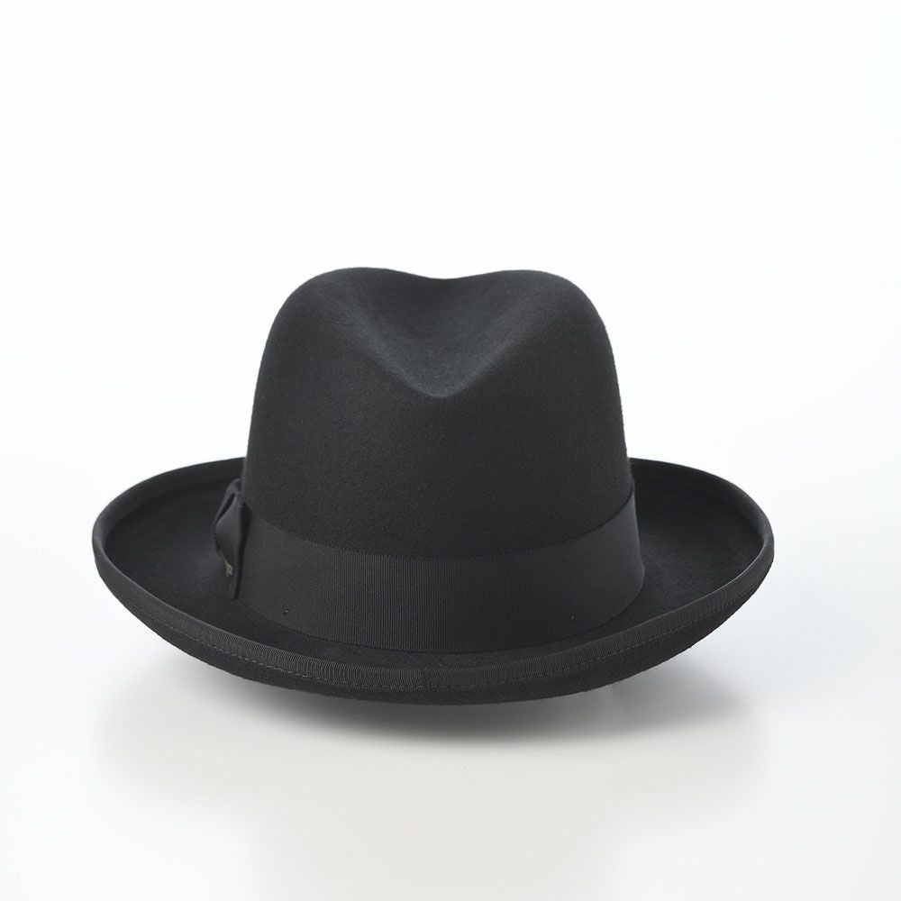 ベイリー フェルトハット HOMBURG（ホンブルグ） ブラック | 帽子通販