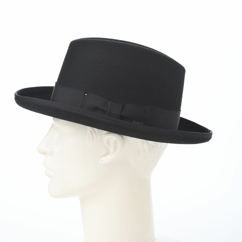 ベイリー フェルトハット HOMBURG（ホンブルグ） ブラック | 帽子通販