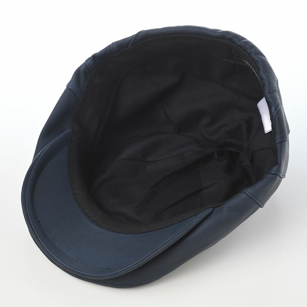 cootie T/C 8 Piece Hunting ハンチング ネイビー 帽子 レッター ハンチング Cow Leather Hunting（カウレザーハンチング
