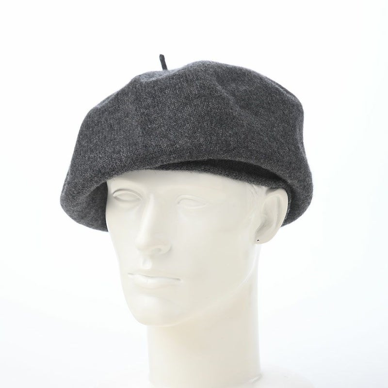 レッターのベレー帽 Iason beret mega（イアソンベレー メガ） グレー