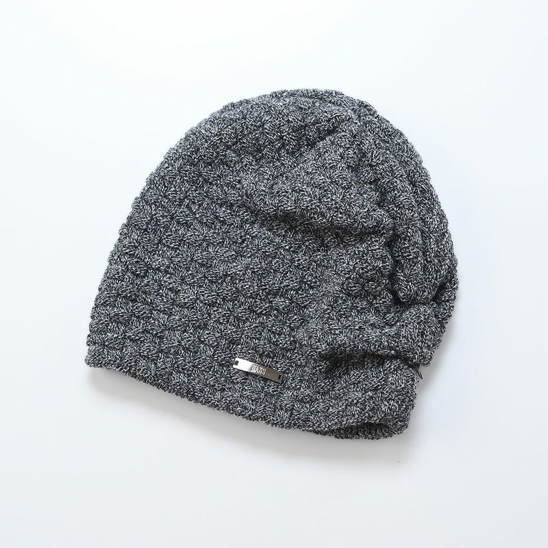 ダックスのニット帽 Knit Watch Block Check（ニットワッチ ブロックチェック） D1930 グレー