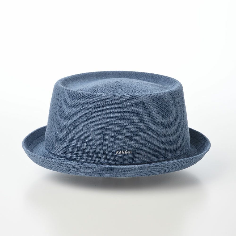 BIGサイズ　KANGOL　ポークパイハット　ブルー　XLサイズ カンゴール ポークパイハット BAMBOO MOWBRAY（バンブー モウブレイ