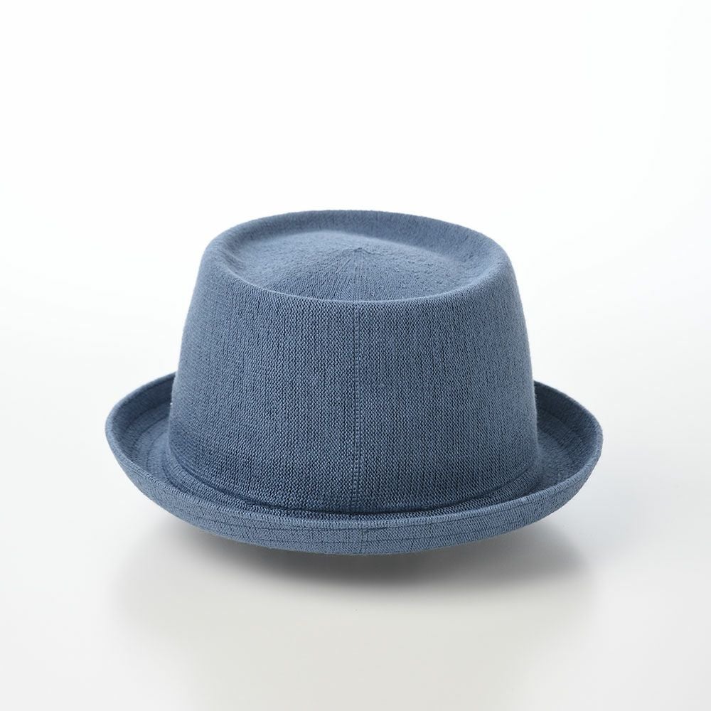 BIGサイズ　KANGOL　ポークパイハット　ブルー　XLサイズ カンゴール ポークパイハット BAMBOO MOWBRAY（バンブー モウブレイ