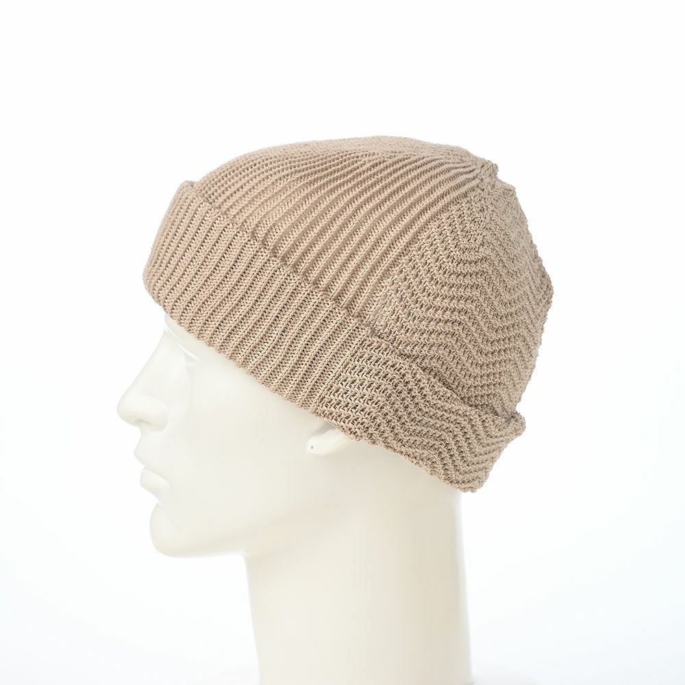レッター 春夏ニット帽 Straw Yarn（ストローヤーン） ベージュ | 帽子