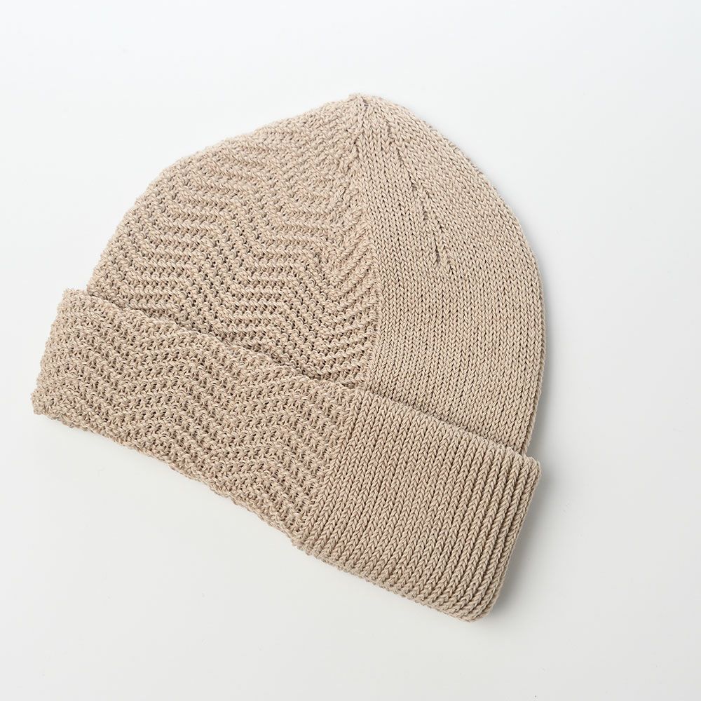 レッター 春夏ニット帽 Straw Yarn（ストローヤーン） ベージュ | 帽子
