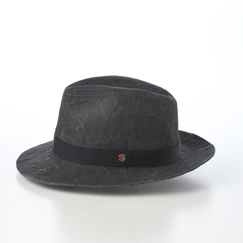 モーノのソフトハット Long brim carna ｍanish（ロングブリムカルーナマニッシュ） ブラック