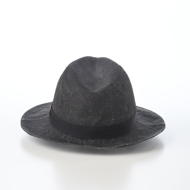 モーノのソフトハット Long brim carna ｍanish（ロングブリムカルーナマニッシュ） ブラック