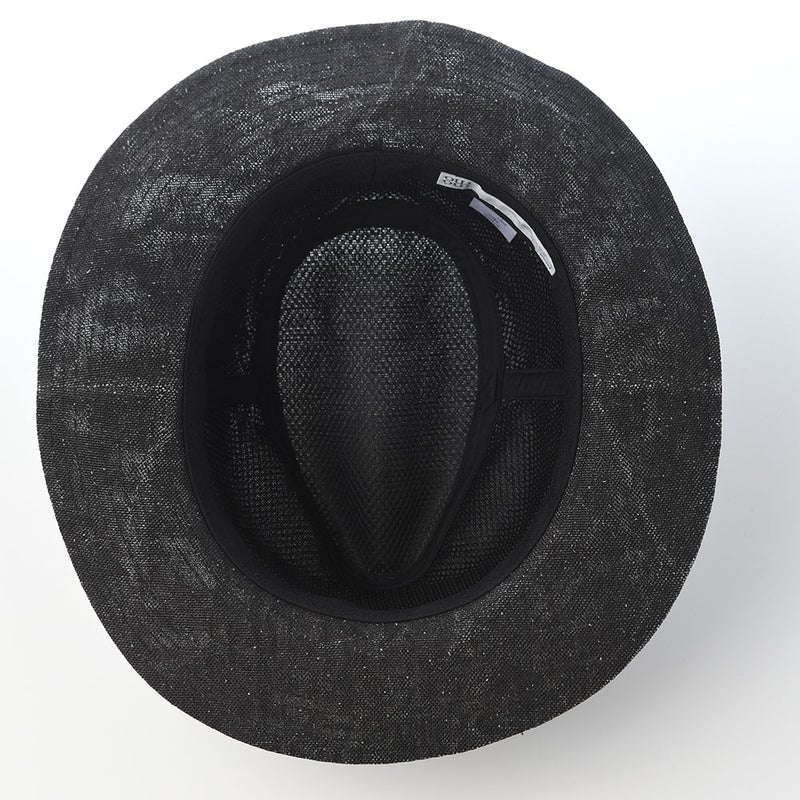 モーノのソフトハット Long brim carna ｍanish（ロングブリムカルーナマニッシュ） ブラック