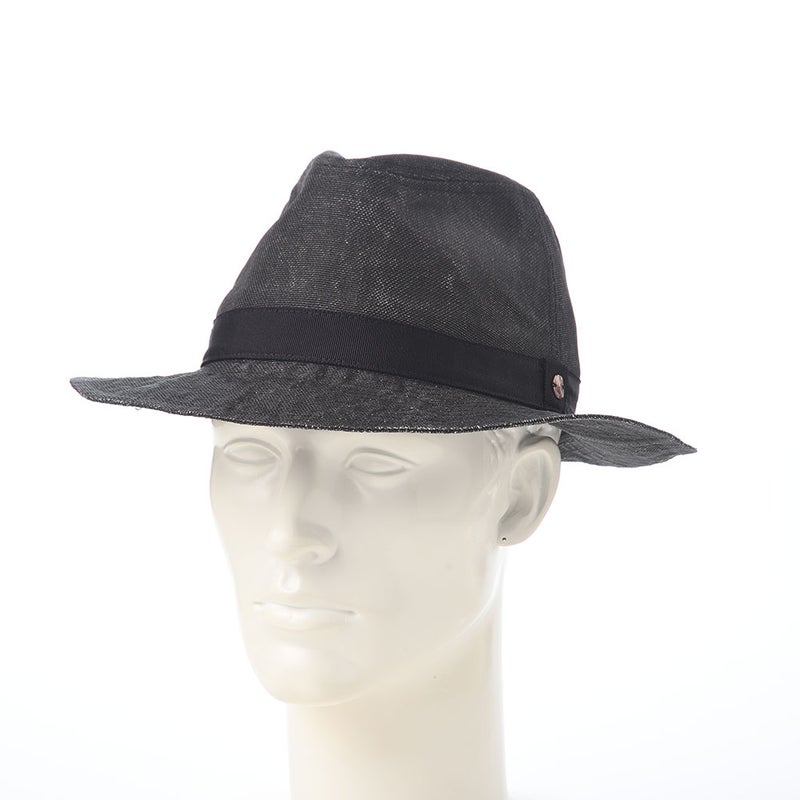 モーノのソフトハット Long brim carna ｍanish（ロングブリムカルーナマニッシュ） ブラック