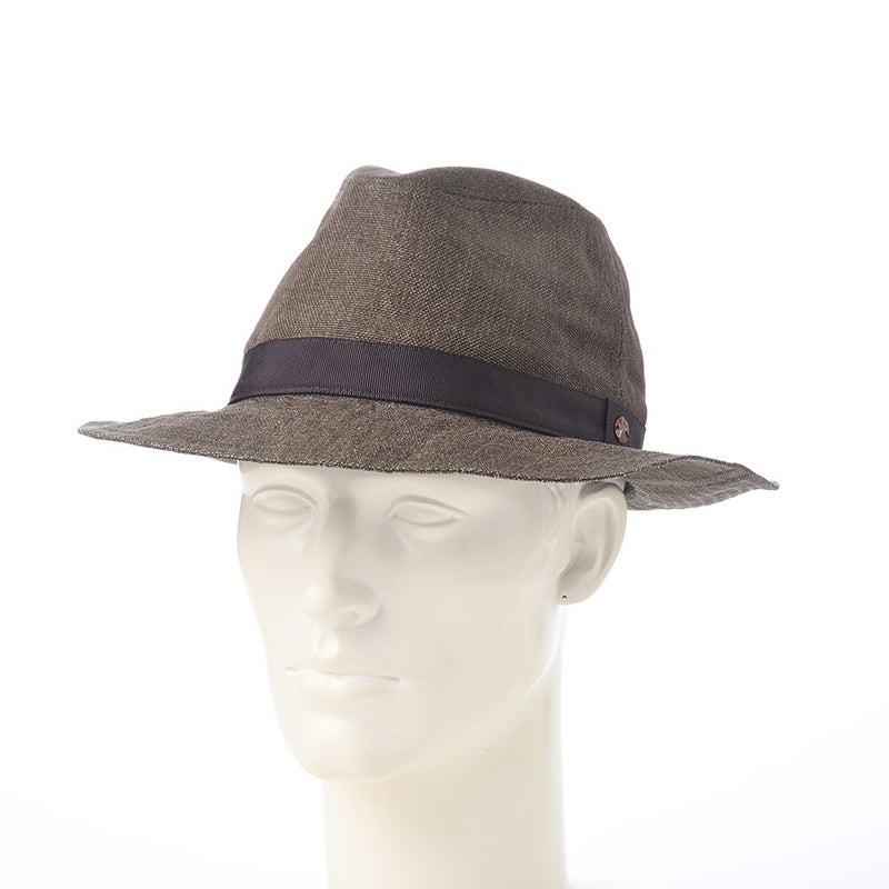 モーノのソフトハット Long brim carna ｍanish（ロングブリムカルーナマニッシュ） ブラウン
