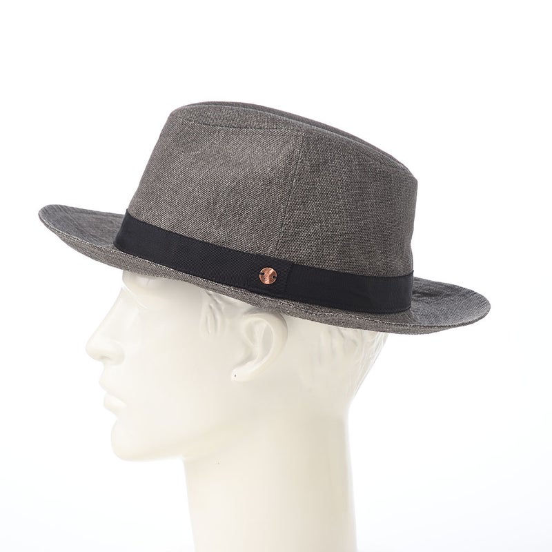 モーノのソフトハット Long brim carna ｍanish（ロングブリムカルーナマニッシュ） グレー