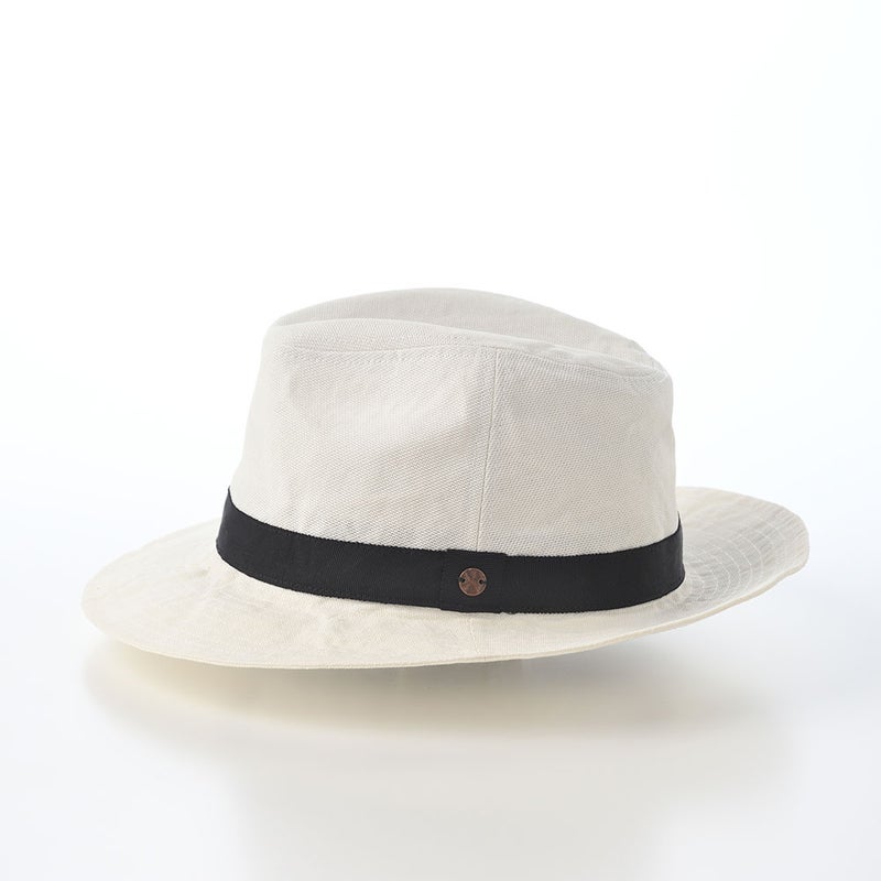 モーノのソフトハット Long brim carna ｍanish（ロングブリムカルーナマニッシュ） ホワイト
