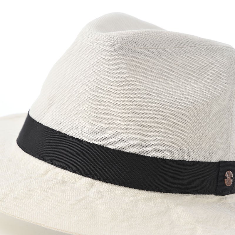 モーノのソフトハット Long brim carna ｍanish（ロングブリムカルーナマニッシュ） ホワイト