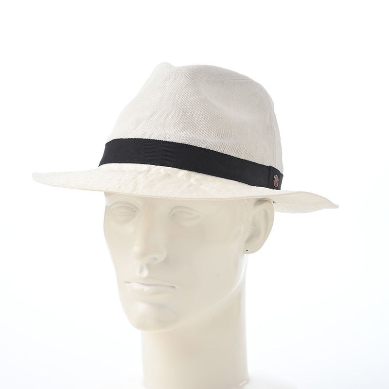 モーノのソフトハット Long brim carna ｍanish（ロングブリムカルーナマニッシュ） ホワイト