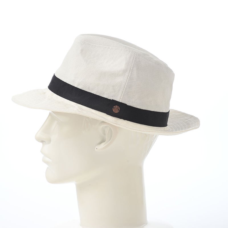 モーノのソフトハット Long brim carna ｍanish（ロングブリムカルーナマニッシュ） ホワイト