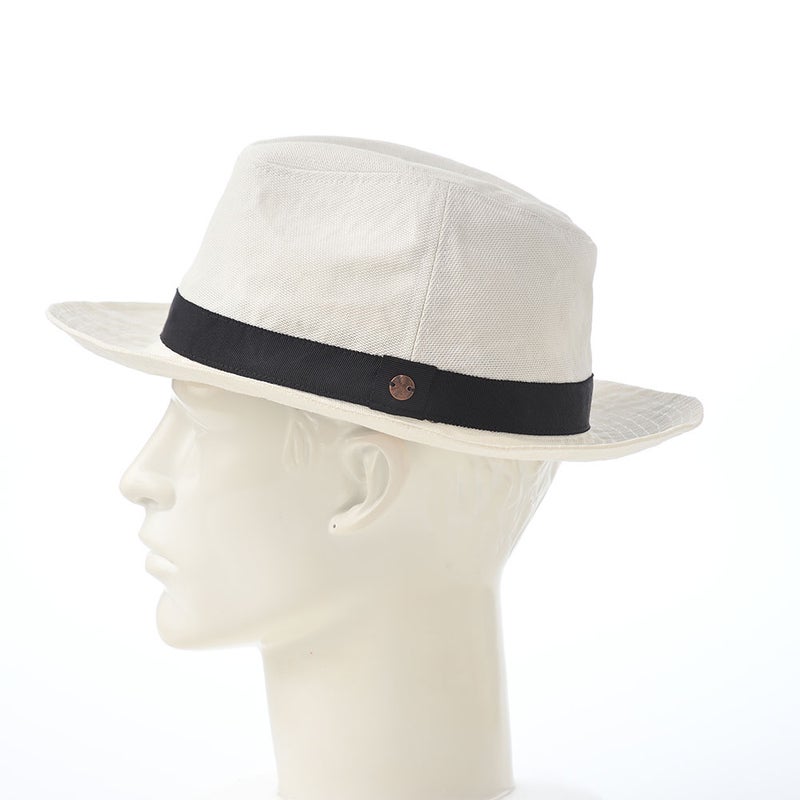 モーノのソフトハット Long brim carna ｍanish（ロングブリムカルーナマニッシュ） ホワイト