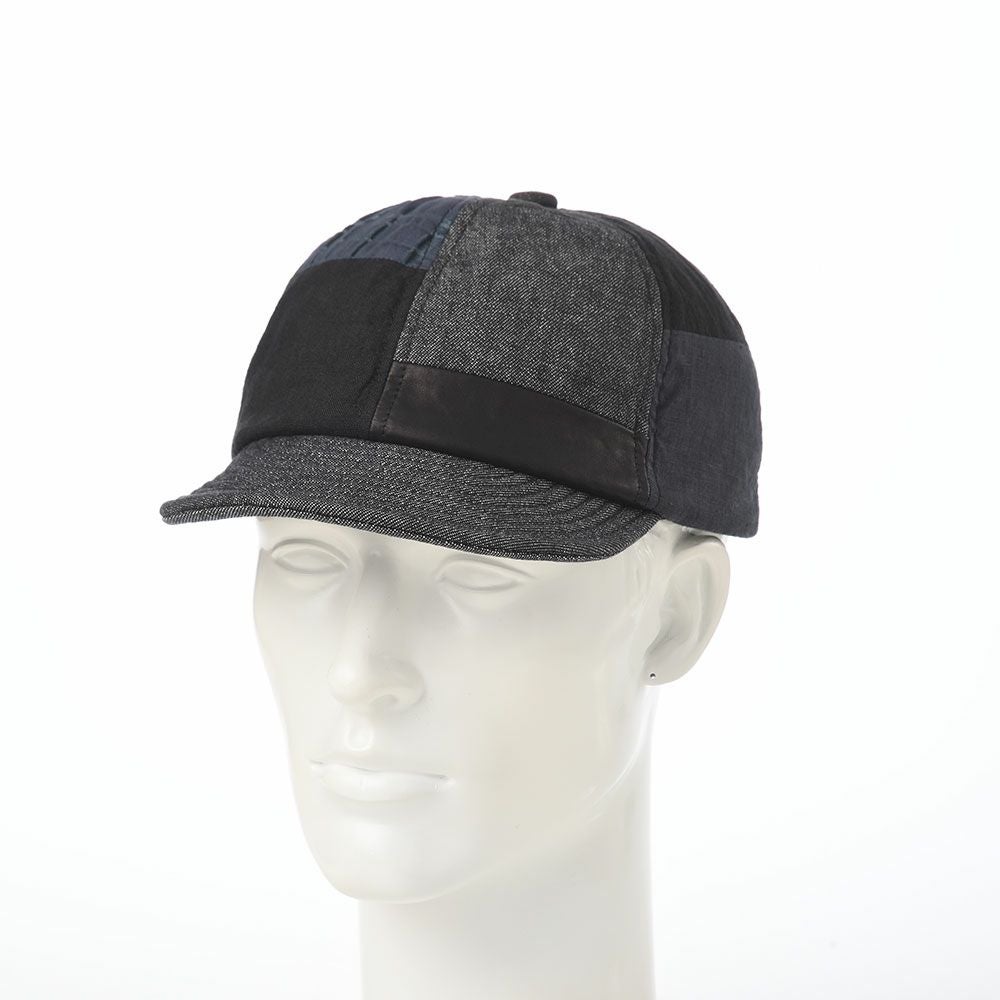 モーノ ベースボールキャップ Patchwork short brim cap（パッチワーク